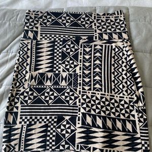 Tribal pattern mini skirt